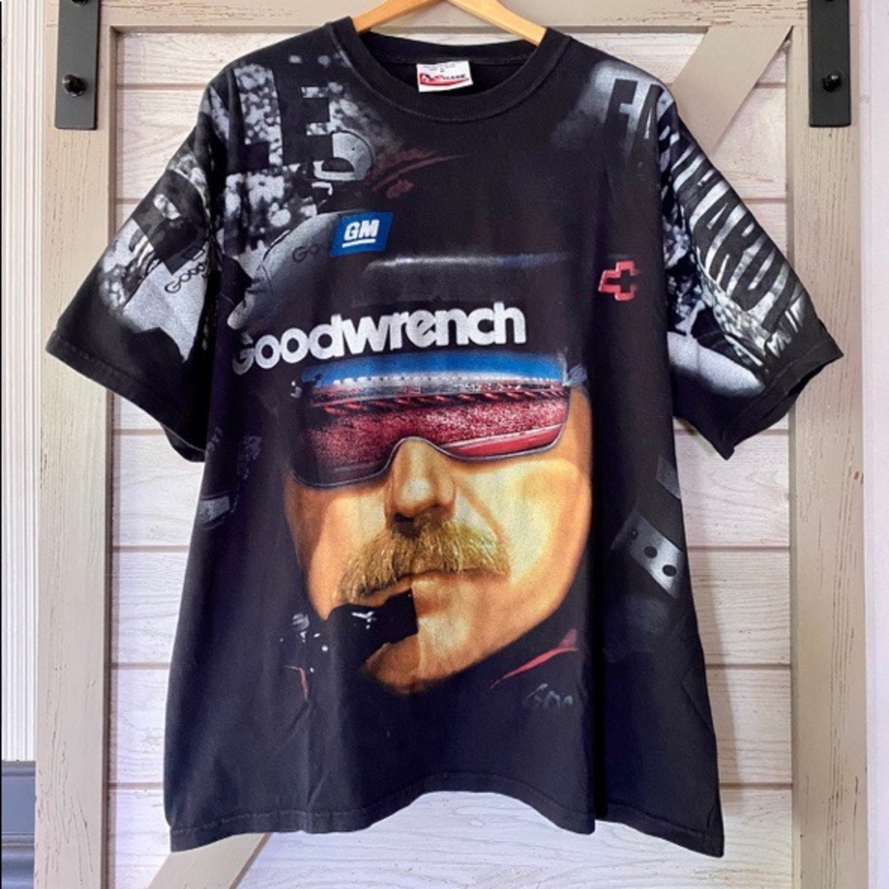 🚨🚨🚨Vintage AOP DALE Earnhardt NASCAR tee🚨🚨🚨
